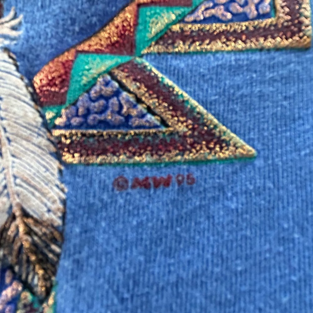 Vintage 1995 San Diego Dream Catcher Old Town Feathers Single Stitch Anv… - Picture 7 of 13